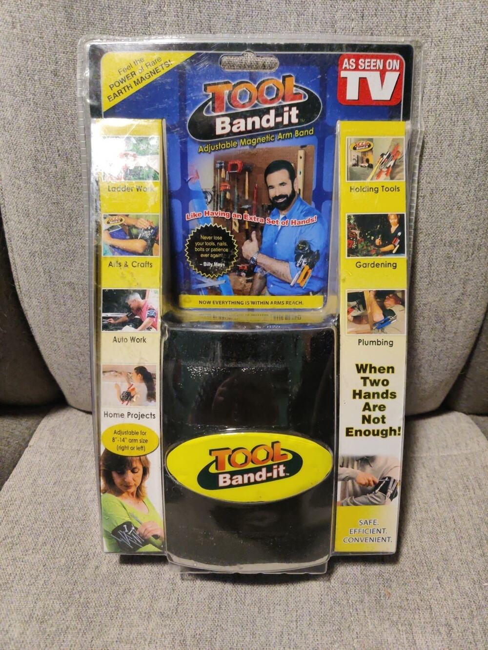 NEW TOOL BAND-IT! ADJUSTABLE MAGNETIC ARM BAND!